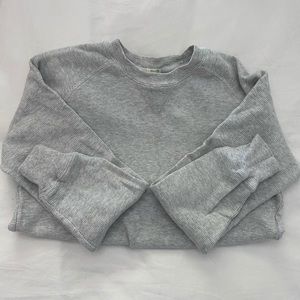 John Galt/Brandy Melville Grey Waffle Longsleeve